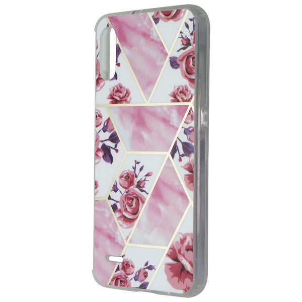 Mybat Protective Fashion Slim Case for LG K22 - Rose/Pink Marble