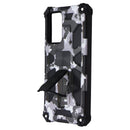 MyBat Rugged Kickstand Case for Samsung Galaxy A52 5G - White Camo/Black