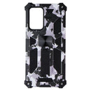 MyBat Rugged Kickstand Case for Samsung Galaxy A52 5G - White Camo/Black