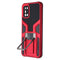 MyBat Rugged Hybrid Case with Kickstand for Samsung Galaxy A02s - Red / Black