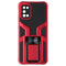 MyBat Rugged Hybrid Case with Kickstand for Samsung Galaxy A02s - Red / Black