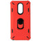 MyBat Premium Hard Case with FingerRing for LG Stylo 5 - Red/Black