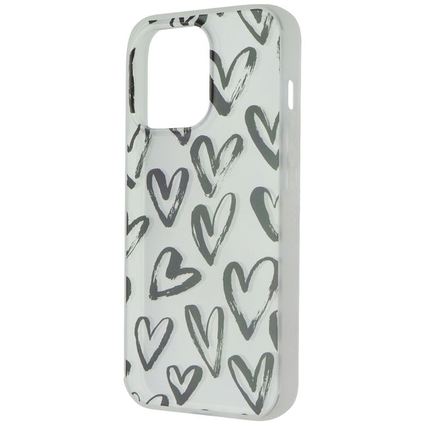 Mybat Pro Mood Series Slim Case for Apple iPhone 13 Pro - Black Hearts