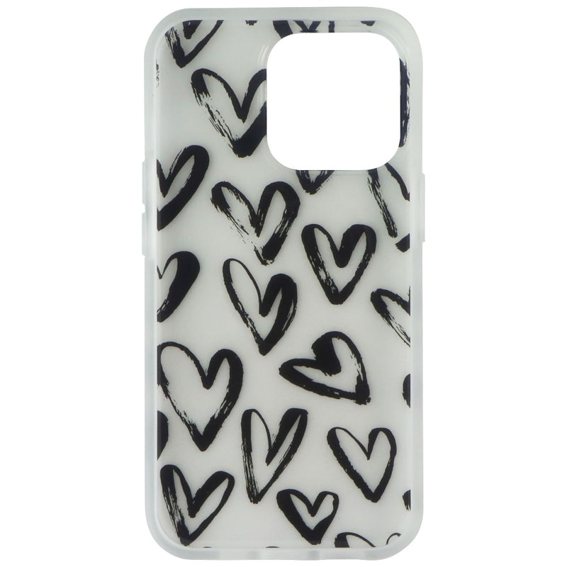 Mybat Pro Mood Series Slim Case for Apple iPhone 13 Pro - Black Hearts