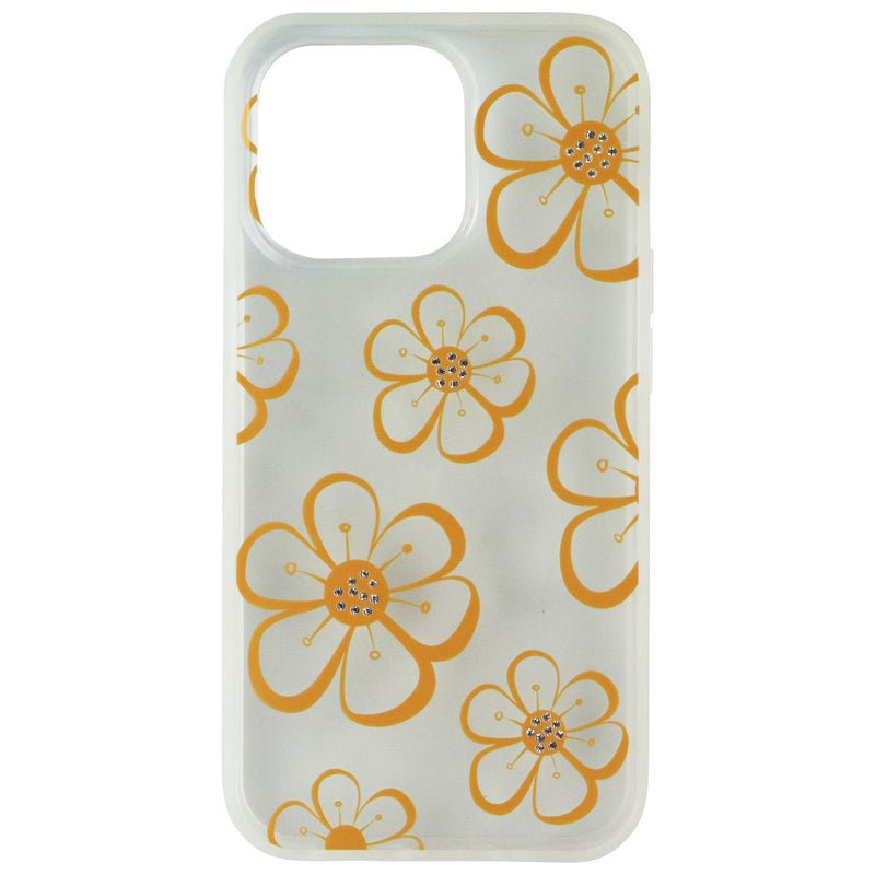 MyBat Pro Mood Series Case for Apple iPhone 13 Pro - Bling Diamond Flowers