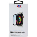 MyBat Tempered Glass for Apple Watch Series 7 (41mm) - Clear/Black Border