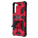 MyBat Sturdy Hybrid Kickstand Case for Samsung Galaxy S22+ (Plus) - Red / Black