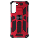 MyBat Sturdy Hybrid Kickstand Case for Samsung Galaxy S22+ (Plus) - Red / Black
