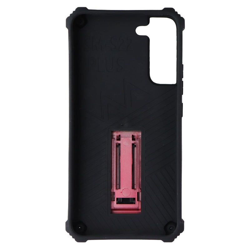 MyBat Sturdy Hybrid Kickstand Case for Samsung Galaxy S22+ (Plus) - Red / Black
