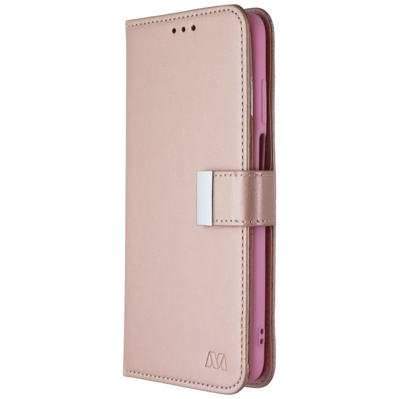 MyBat MyJacket Wallet Case for Motorola Moto G 5G (2022) - Rose Gold Pink