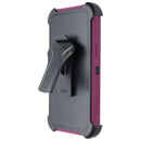 MyBat Pro Maverick Series Case and Holster for Apple iPhone 14 Pro Max - Plum