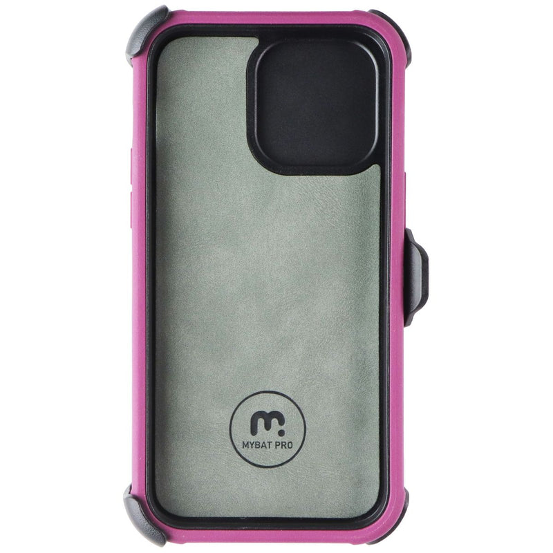 MyBat Pro Maverick Series Case and Holster for Apple iPhone 14 Pro Max - Plum