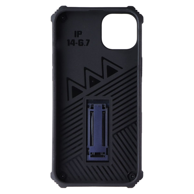 Mybat Rugged Kickstand Case for Apple iPhone 14 Plus - Blue/Black
