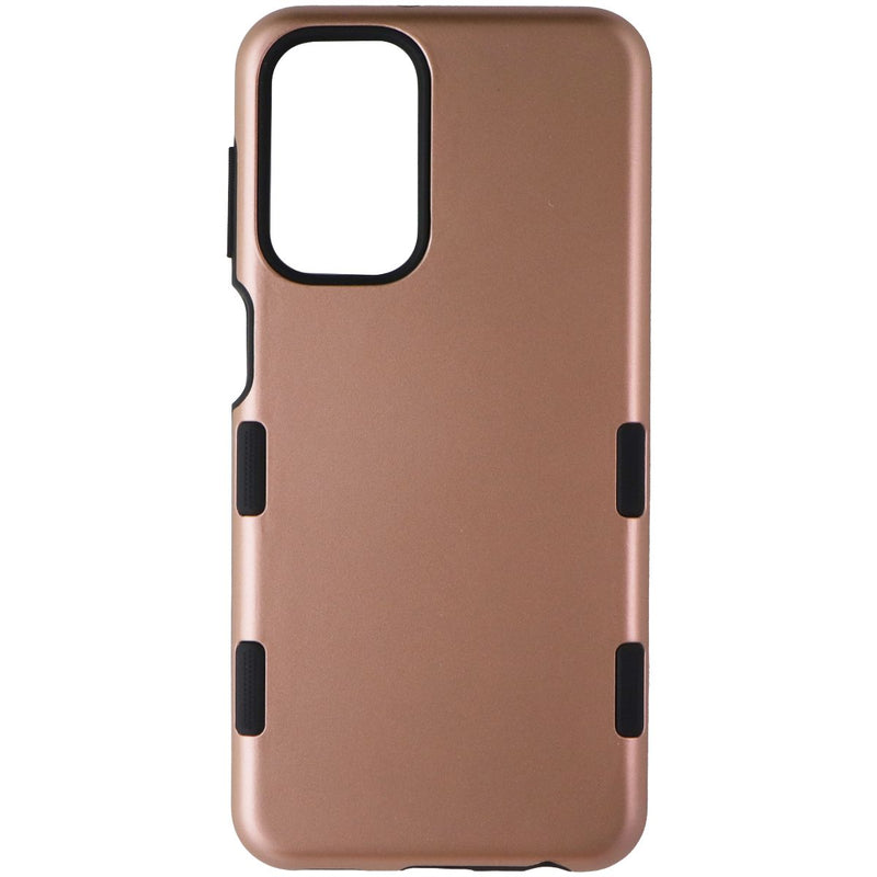 MyBat Pro Tuff Kleer Series Case for Samsung Galaxy A23 5G - Rose Gold/Black