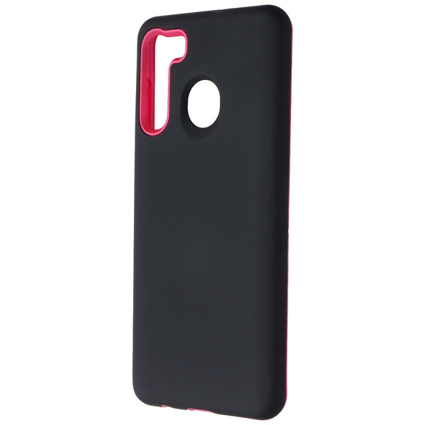 MyBat Fuse Hybrid Series Case for Samsung Galaxy A21 - Black / Pink