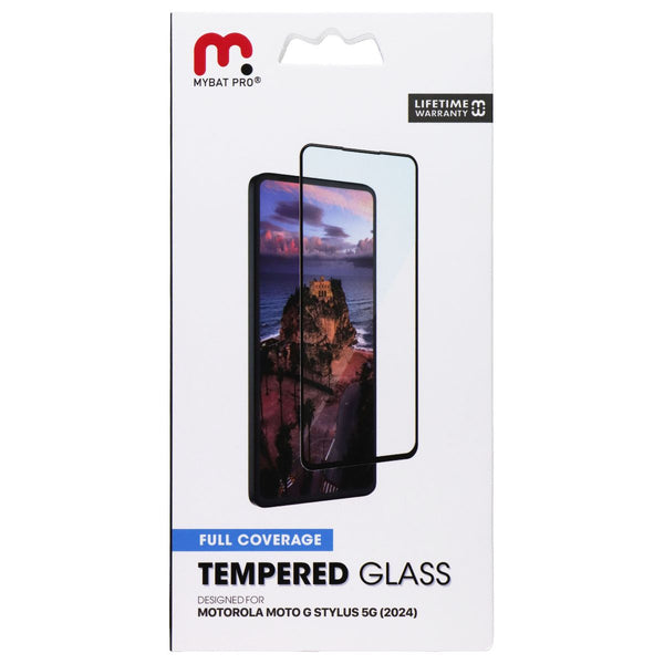 MyBat Pro Full Coverage Tempered Glass for Motorola Moto G Stylus 5G (2024)