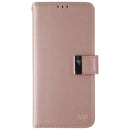Mybat Leather Folio Case for Motorola Moto G Power (2021) - Pink