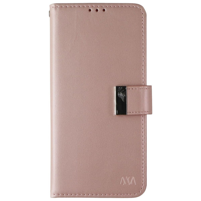 Mybat Leather Folio Case for Motorola Moto G Power (2021) - Pink
