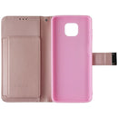 Mybat Leather Folio Case for Motorola Moto G Power (2021) - Pink