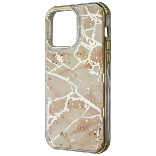 MyBat Pro Tuff Kleer Series Case for Apple iPhone 14 Pro Max - Tan Marbling