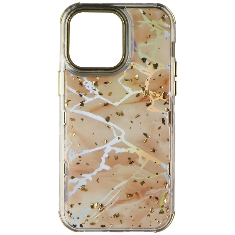 MyBat Pro Tuff Kleer Series Case for Apple iPhone 14 Pro Max - Tan Marbling