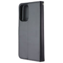 MyBat MyJacket Wallet Folio Case for Samsung Galaxy A23 (5G) - Black Leather