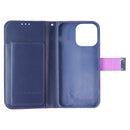 MyBat Pro MyJacket Xtra Series Wallet Case for Apple iPhone 15 Pro Max - Purple