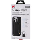 Mybat Pro Clutch Series Crossbody Wallet Case for iPhone 14 Pro Max - Black