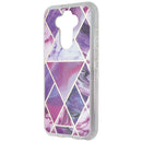 MyBat Premium Hybrid Case for LG K31 / Aristo 5 / Fortune 3 - Pink Geo Swirl