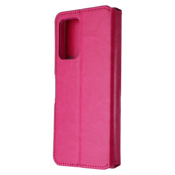 MyBat MyJacket Wallet Folio Case for Samsung Galaxy A52 (5G) - Pink Leather