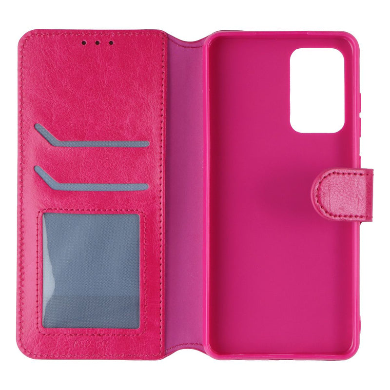 MyBat MyJacket Wallet Folio Case for Samsung Galaxy A52 (5G) - Pink Leather
