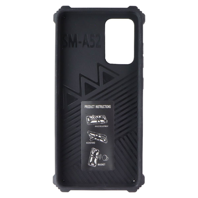 MyBat Rugged Kickstand Case for Samsung Galaxy A52 5G - Dark Blue/Black