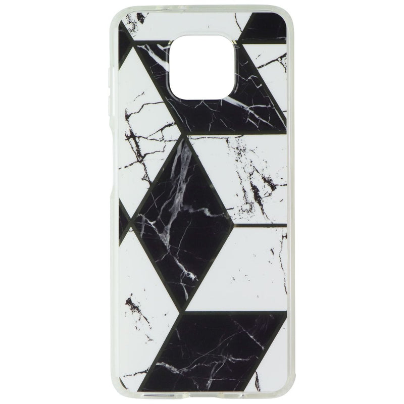 Mybat Fusion Series Case for Motorola Moto G Power (2021) - Black/White Marble