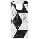 Mybat Fusion Series Case for Motorola Moto G Power (2021) - Black/White Marble