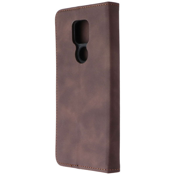 MyBat Pro Executive Series Case for Motorola Moto G Play (2021) - Brown Leather