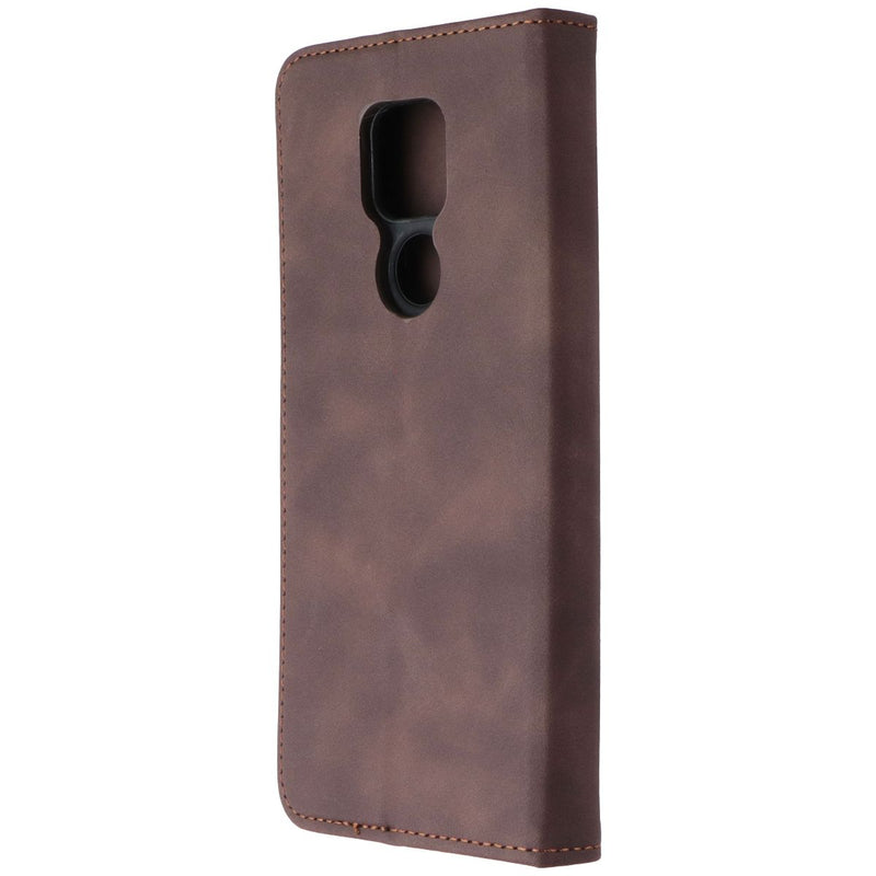 MyBat Pro Executive Series Case for Motorola Moto G Play (2021) - Brown Leather