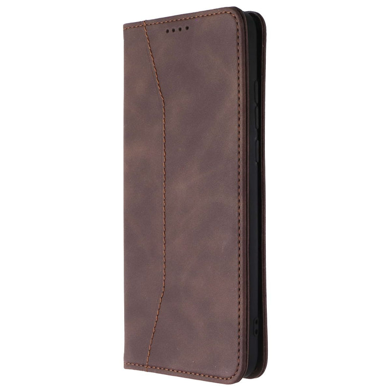 MyBat Pro Executive Series Case for Motorola Moto G Play (2021) - Brown Leather