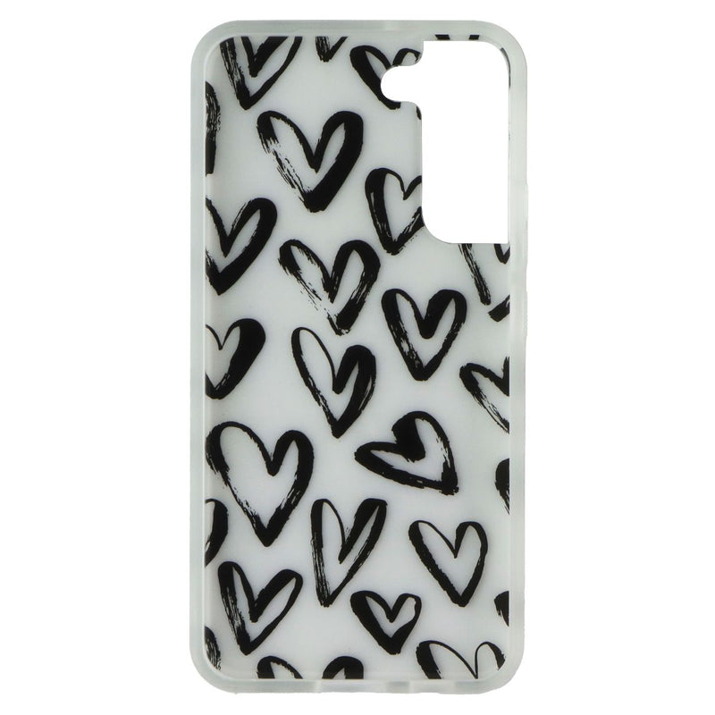 MyBat Pro Mood Series Case for Samsung Galaxy (S22+) - Black Hearts/Clear