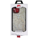 MyBat Pro Tuff Series Case for Apple iPhone 14 Plus - White Marbling / Silver