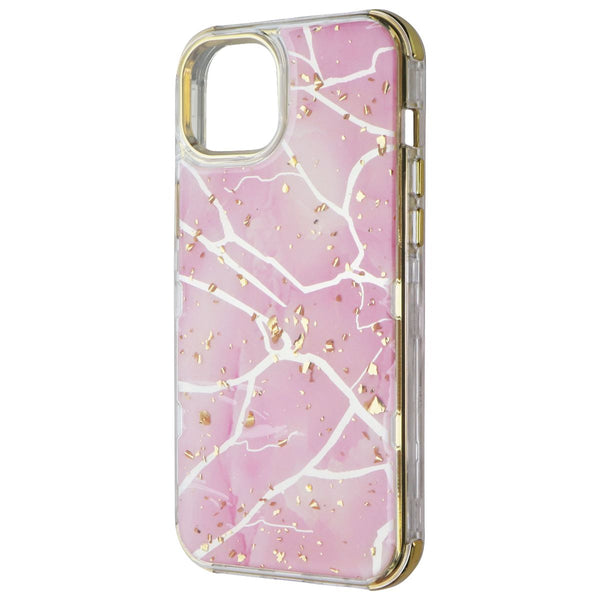 MyBat Pro Tuff Series Case for Apple iPhone 14 Plus- Pink Marbling / Gold
