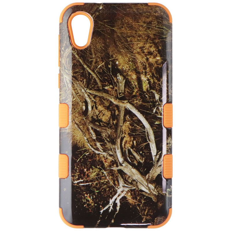 MyBat Tuff Hybrid Series Case for Motorola Moto E6 - Camo/Orange