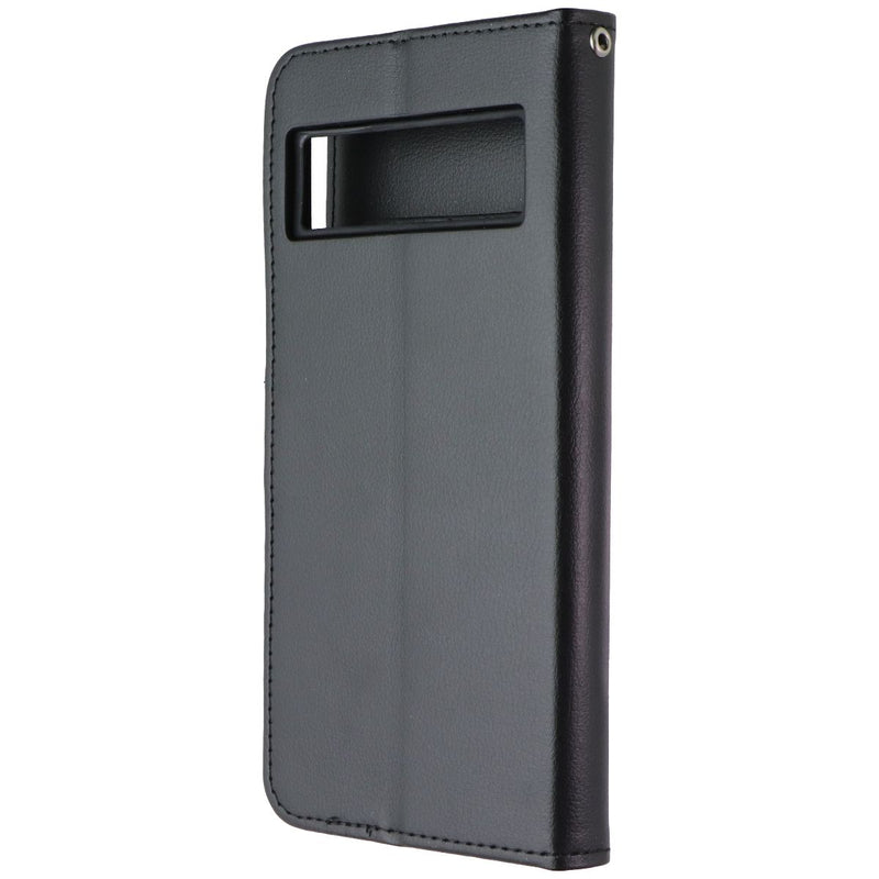 MyBat MyJacket Wallet Series Case for Google Pixel 7 Pro - Black Leather