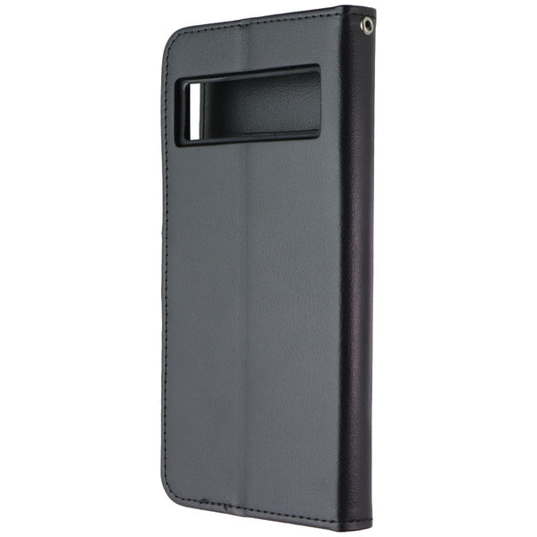 MyBat MyJacket Wallet Series Case for Google Pixel 7 Pro - Black Leather