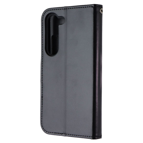 Mybat MyJacket Wallet Case for Samsung Galaxy S23 - Black Leather