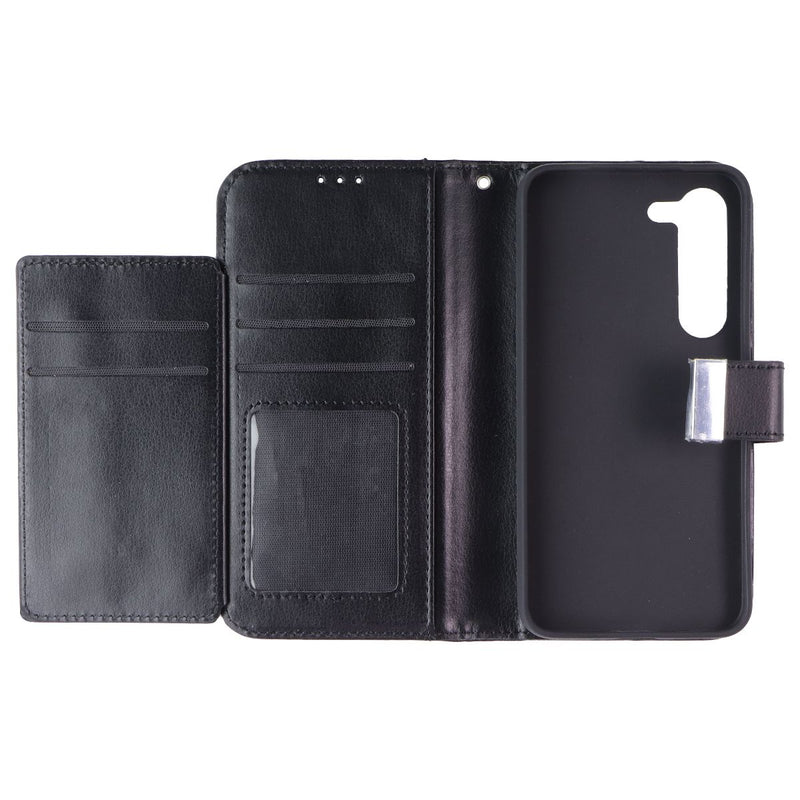 Mybat MyJacket Wallet Case for Samsung Galaxy S23 - Black Leather