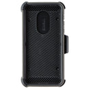 MyBat 3-in-1 Kinetic Hybrid Case for Motorola Moto G7 Power - Gray/Black