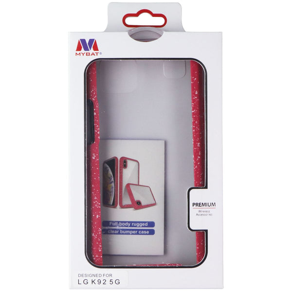 MyBat Premium Full-Body Rugged Case for LG K92 5G - Clear/Pink