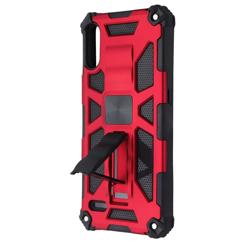 MyBat Rugged Kickstand Case for LG K22 - Red / Black