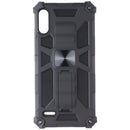 MyBat Rugged Kickstand Case for LG K22 - Black / Black