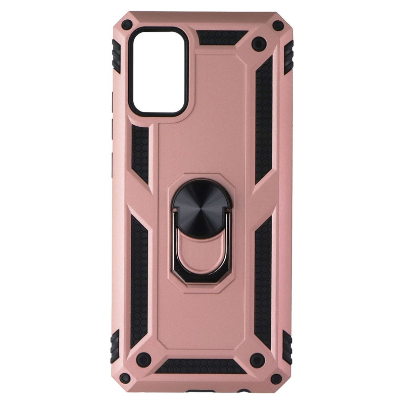 MyBat Hybrid Protector Ring Stand Case for Samsung Galaxy A02s - Rose Gold